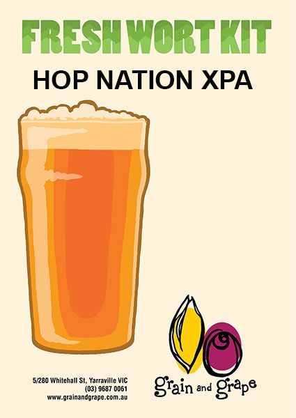 Hop Nation XPA | Artisan Ale | Fresh Wort Kit Only - 0