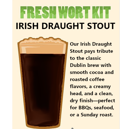 Irish Draught Stout | Fresh Wort Kit Only