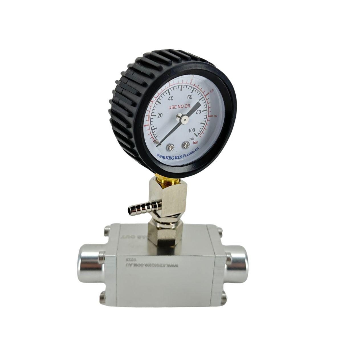 GasMaster Compact CO2 Regulator With Gauge - 0