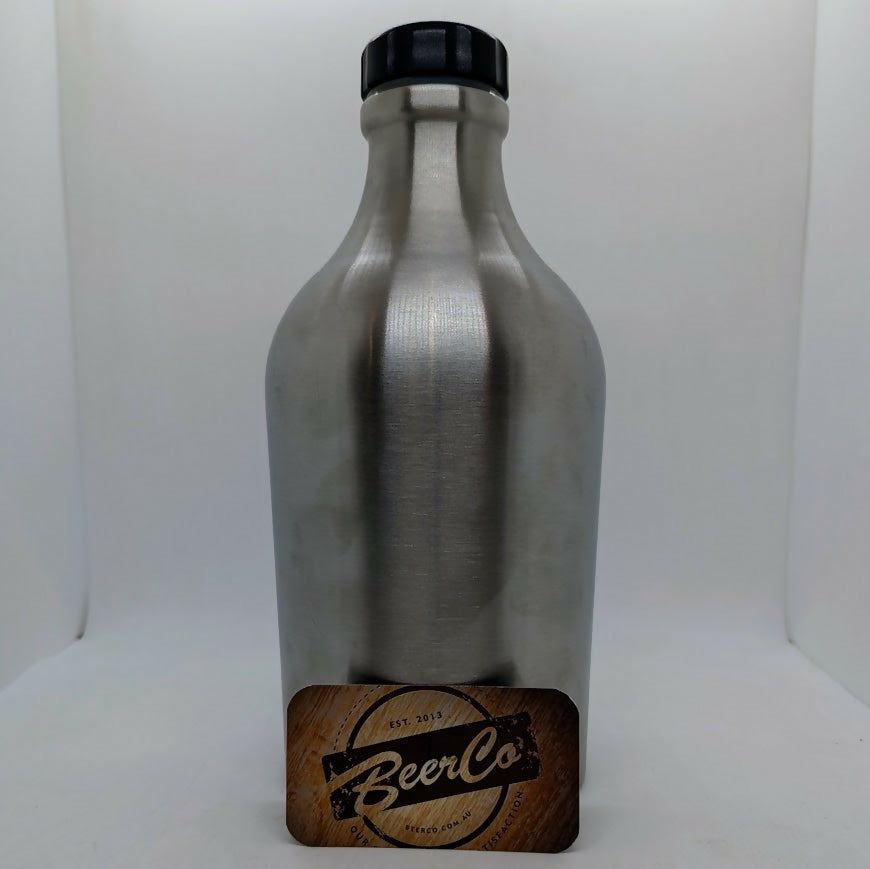 64 OZ 1.89 SS GROWLER SCREW TOP LID ON