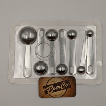 Measuring Spoons | Set of 7 | Stainless Steel - 0
