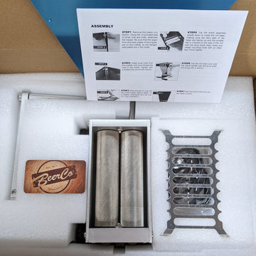 Malt King | Grain Mill | 3 Roller with Mounting Board - 0