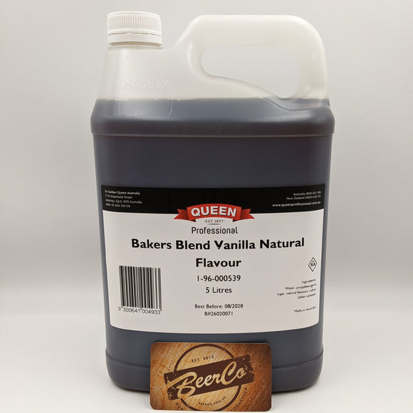 Queen Bakers Blend Vanilla Natural Flavour | 5 Litres