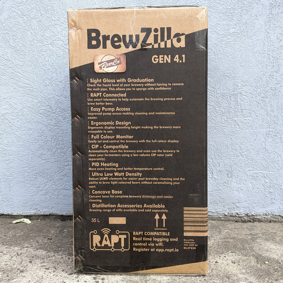 BrewZilla 35L Gen 4.1 | Pump 1900/500w | 220-240V AC