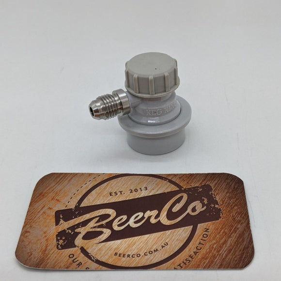 Low Profile Gas Disconnect MFL (Grey) | Threaded