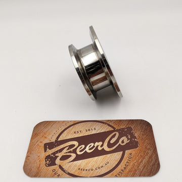 Adapter | 2" Inch - 1.5" Inch Tri-Clover | Stainless Steel - 0