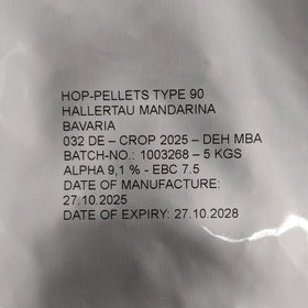Mandarina Bavaria GR Hops