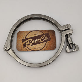 4 Inch Tri Clover Clamp | Stainless Steel - 0