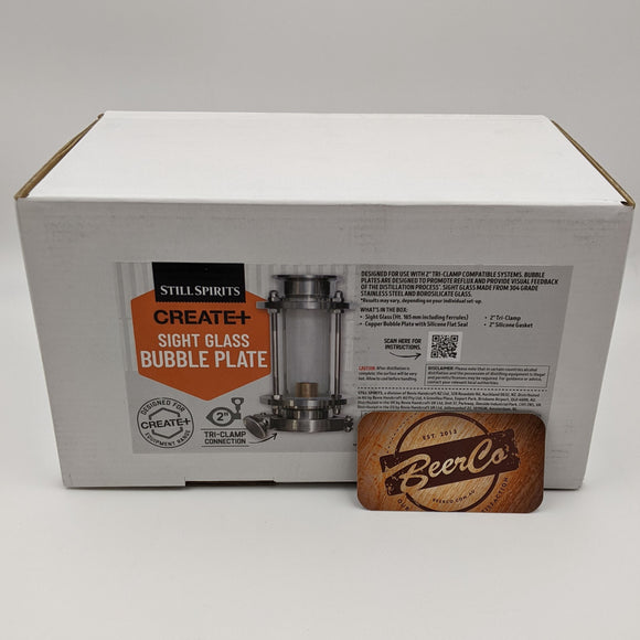 Create+ | Sight Glass Bubble Plate | Still Accessory | BeerCo.com.au