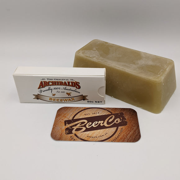 Archibald Honey | Filtered Beeswax | 50g Finger | 275g Block