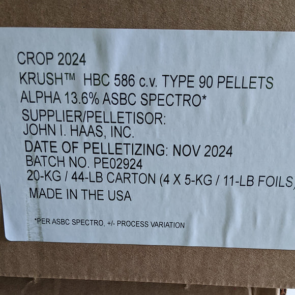 Krush® HBC 586 US Hops
