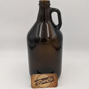 1.89L 64oz Amber Glass Growler Bottle With 38mm 400 Screw Neck-1