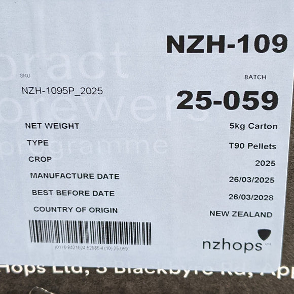 NZH-109 NZ Hops