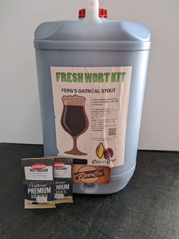 Ferg's | Oatmeal Stout | Artisan Ale | Fresh Wort Kit Bundle