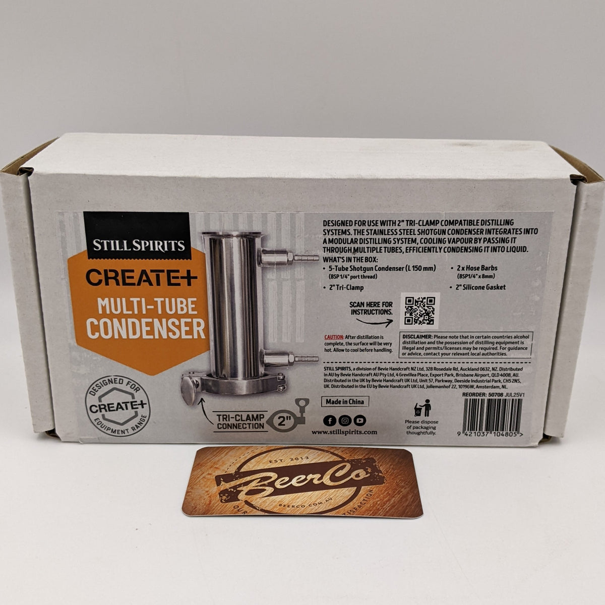 Create+ | Still Spirits | Multi-Tube Condenser | BeerCo.com.au