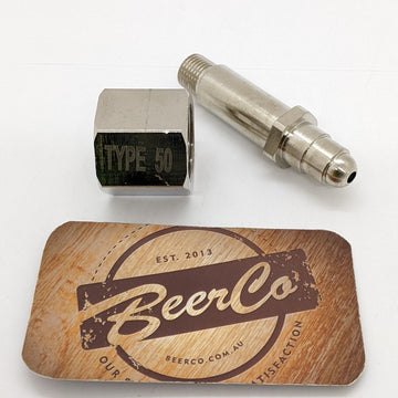 Type 50 | 1/4 inch thread nut & stem - 0