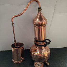 Split Top Rotating Column Copper Alembic Still | Al-Ambiq® - 0