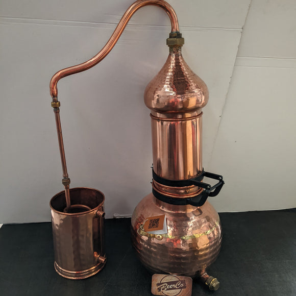 Split Top Rotating Column Copper Alembic Still | Al-Ambiq®