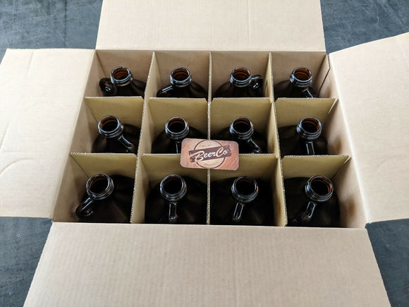 946ml Amber Glass Squealer Bottle With 38mm 400 Screw Neck | Pallet (384)