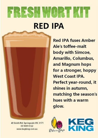 Red IPA | Artisan Ale | Fresh Wort Kit Bundle - 0