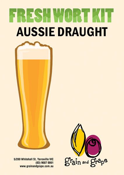 Aussie Draught | Artisan Ale | Fresh Wort Kit Only