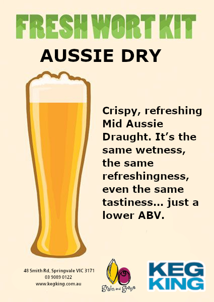 Aussie Dry | Artisan Ale | Fresh Wort Kit Bundle