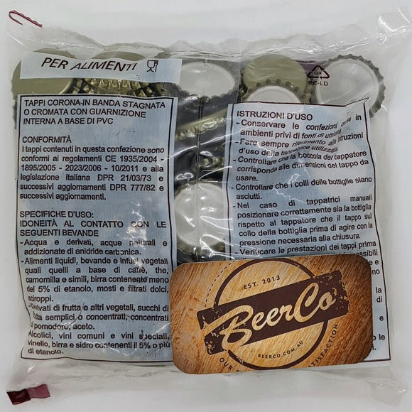 Ferrari Tirage Crown Caps 29mm | 100 pcs