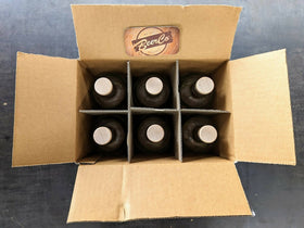 Carton + Partitions for 500mL Flint Glass Apollo Bottle with Cork Mouth