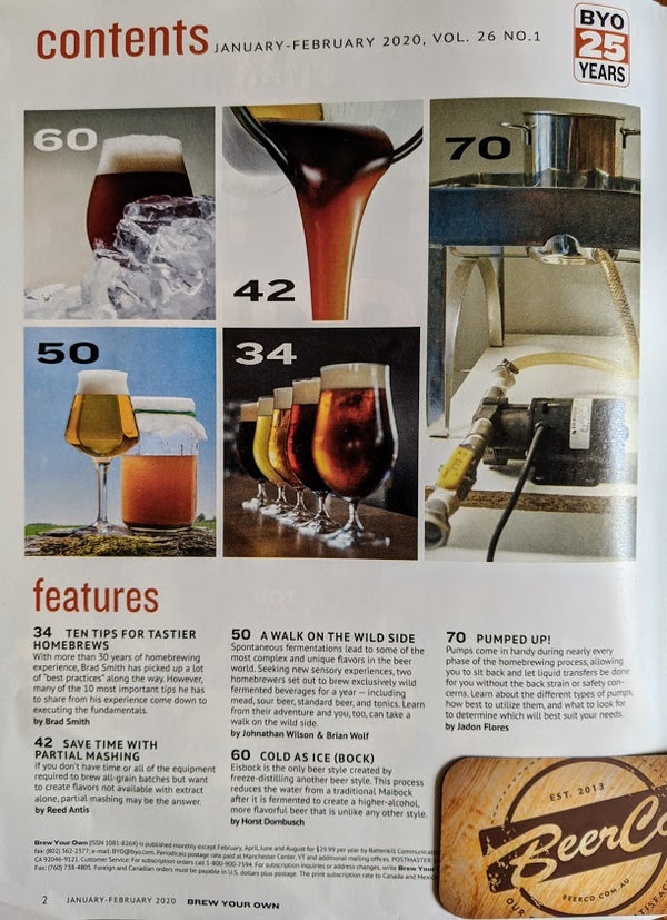 Brew Your Own - BYO Magazine - January-February 2020 - Vol. 26, No. 1