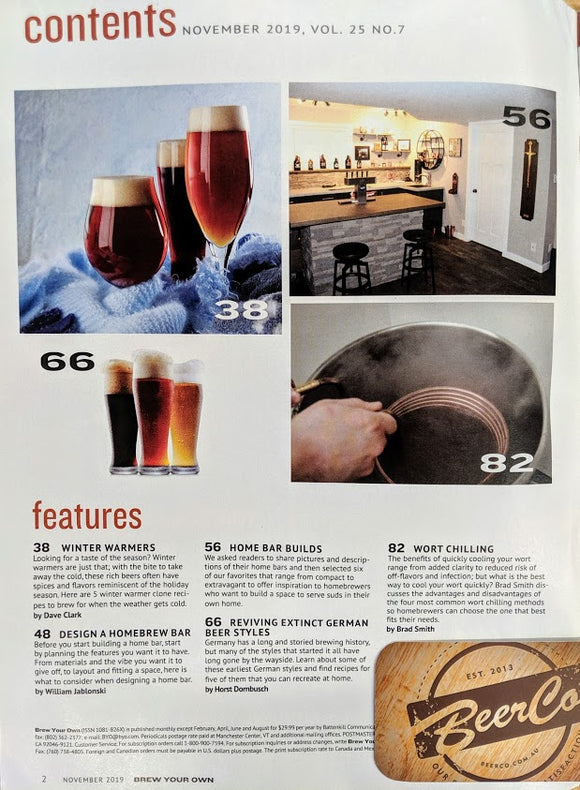 Brew Your Own - BYO Magazine - November 2019 - Vol. 25, No. 7