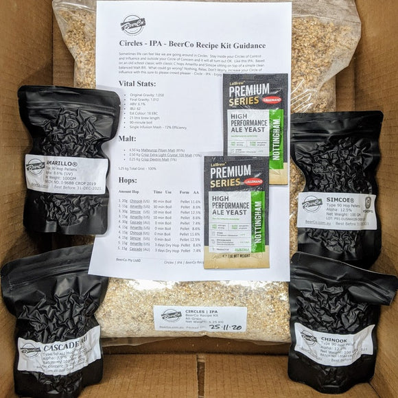 Circles | IPA | BeerCo All Grain Brewers Recipe Kit