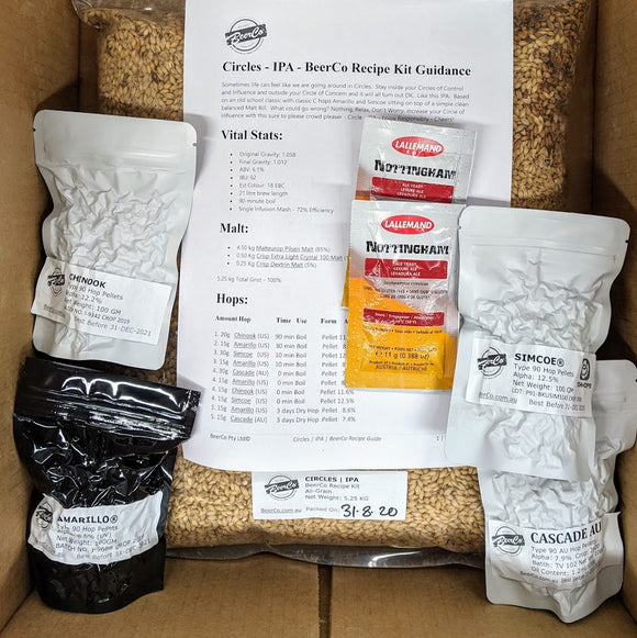 Circles | IPA | BeerCo All Grain Brewers Recipe Kit