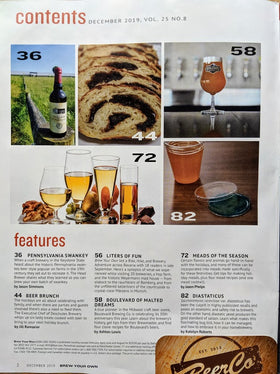 Brew Your Own - BYO Magazine - December 2019 - Vol. 25, No. 8 - 0