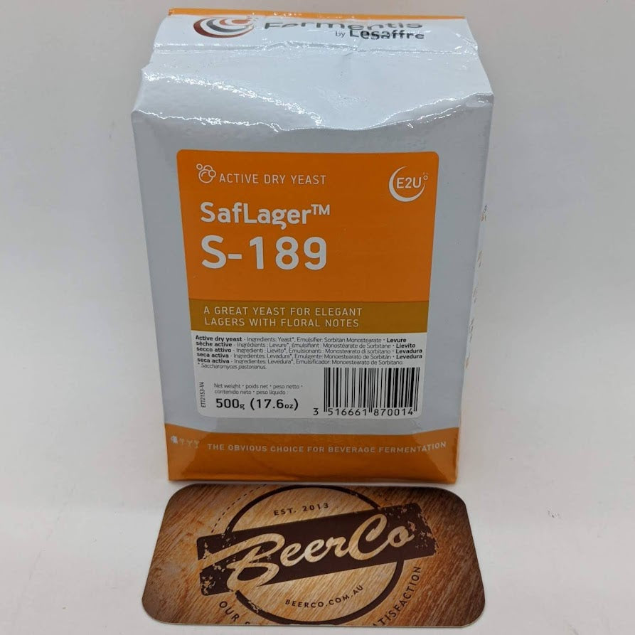 Fermentis SafLager™ S-189 | Lager Yeast | Neutral Flavour | BeerCo ...