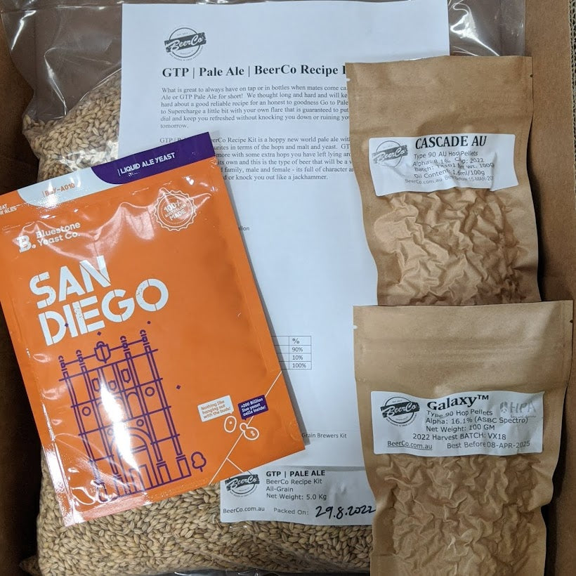 GTP | Pale Ale | BeerCo All Grain Brewers Recipe Kit