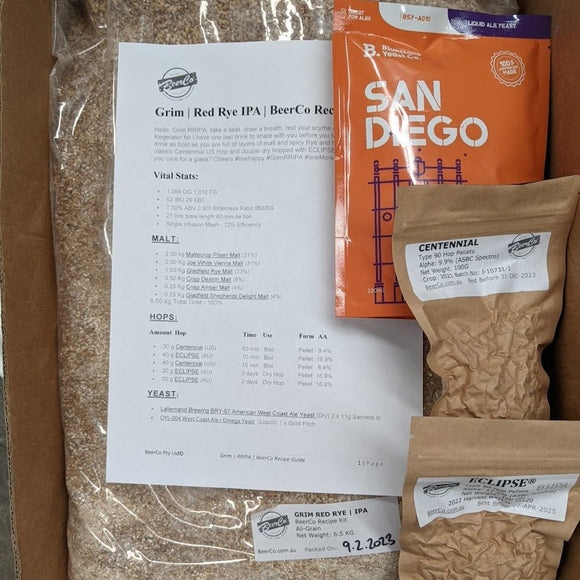 Grim | RRIPA | BeerCo All Grain Brewers Recipe Kit