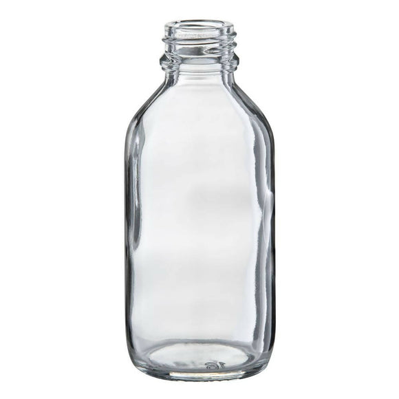 100ml Flint Glass Round Bottle With 24mm TT Screw Neck