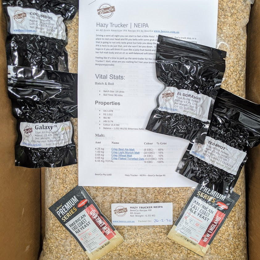Hazy Trucker | NEIPA | BeerCo All Grain Brewers Recipe Kit - 0