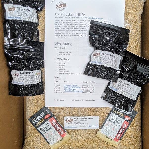 Hazy Trucker | NEIPA | BeerCo All Grain Brewers Recipe Kit