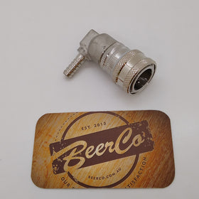 Ball Lock Keg Disconnect - Stainless Steel - Barb - Gas In