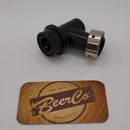 Ball Lock Disconnect (Black/Liquid) - with Integrated Tap Shank and Collar-1