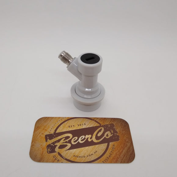 Premium Ball Lock Disconnect | MFL | Grey | Gas | Threaded