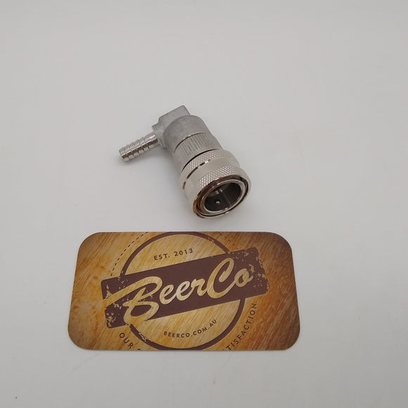 Ball Lock Keg Disconnect | Stainless Steel | Barb | Liquid Out