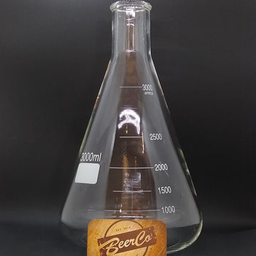Borosilicate Erlenmeyer Conical Flask 3 Litre