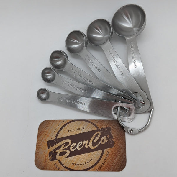 Measuring Spoons | Set of 6 | Stainless Steel