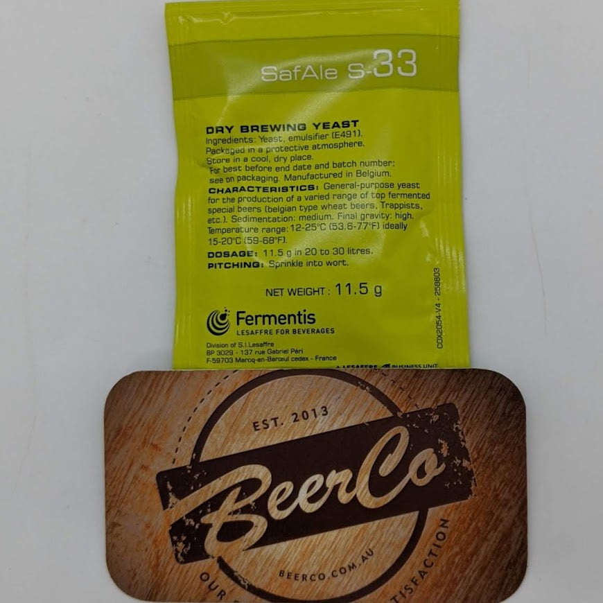 Fermentis by Lesaffre | SafAle™ S-33 Yeast | Hoppy | Fruity | Ales ...