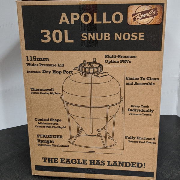 Apollo | Fermenter King | 30L Snub Nose