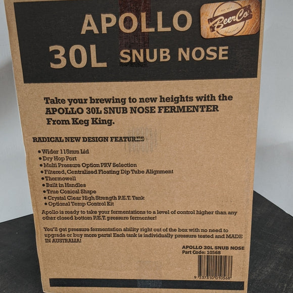 Apollo | Fermenter King | 30L Snub Nose