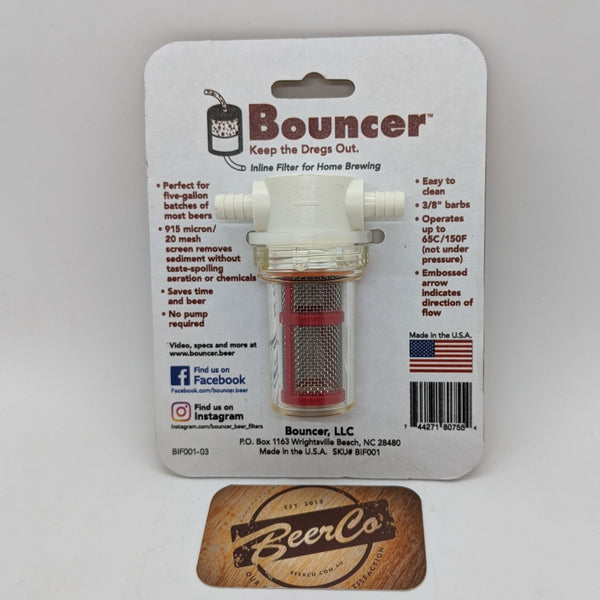 Bouncer | Inline Filter for Home Brewing