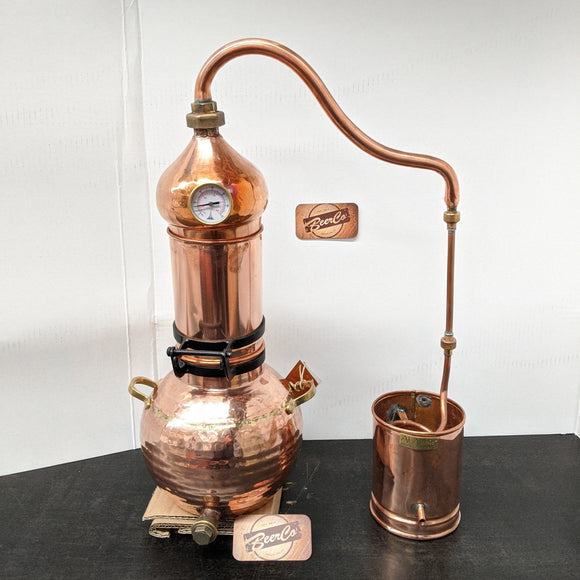 Split Top Rotating Column Copper Alembic Still | Al-Ambiq®